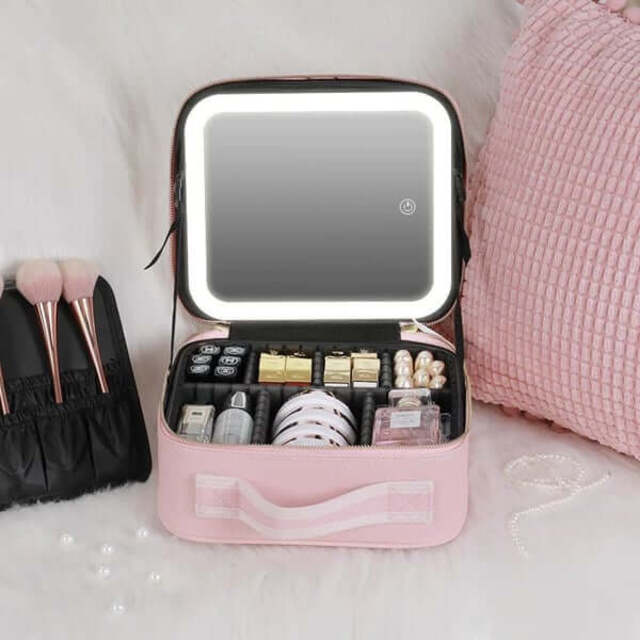 Trousse de Maquillage Miroir LED
